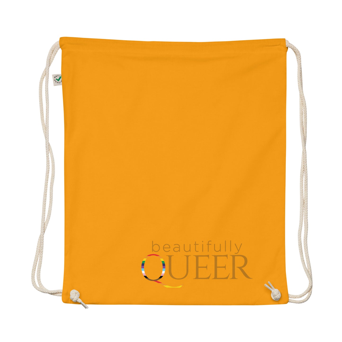 Organic cotton drawstring bag