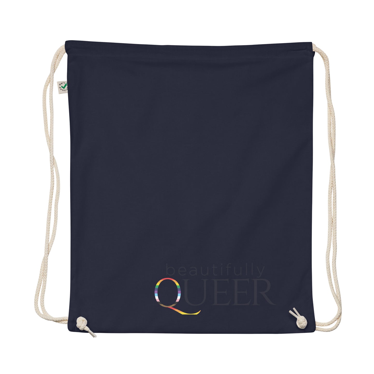 Organic cotton drawstring bag