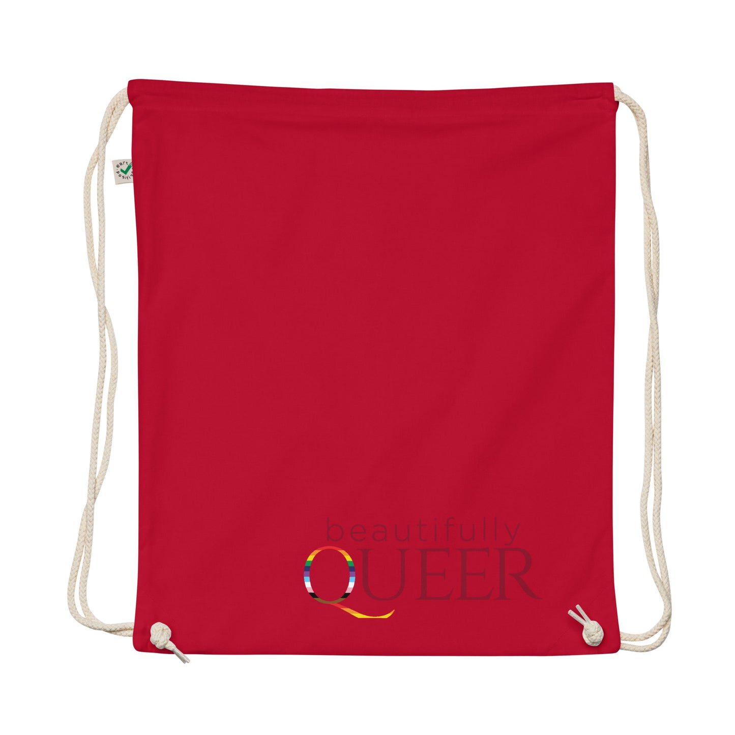 Organic cotton drawstring bag
