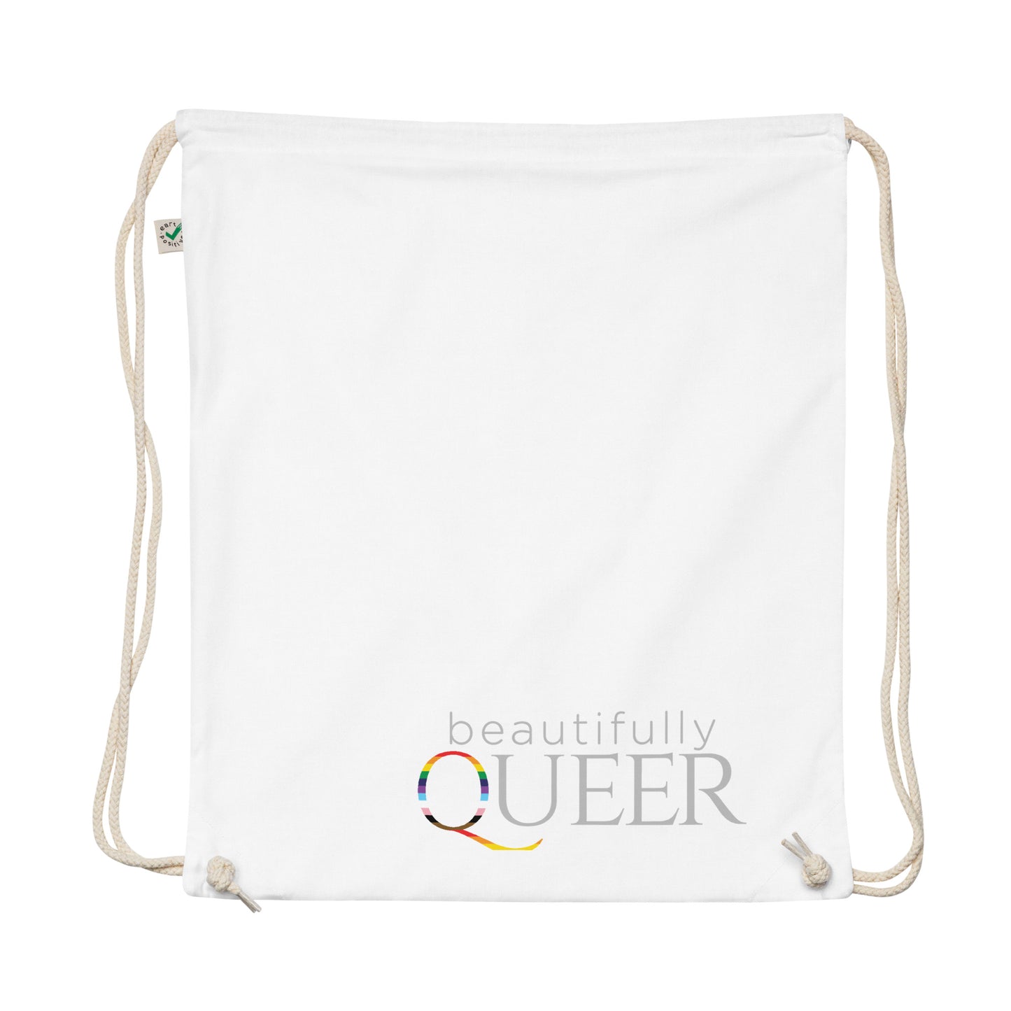 Organic cotton drawstring bag
