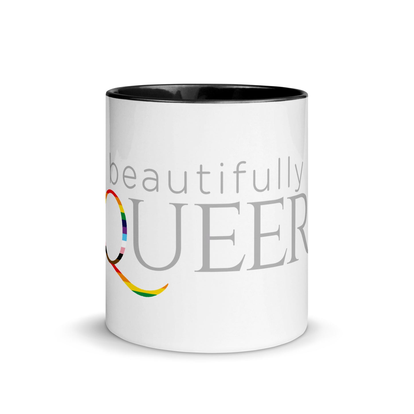 BEAUTIFULLY QUEER Mug with COLOR Inside(SEE ALL OPTIONS)