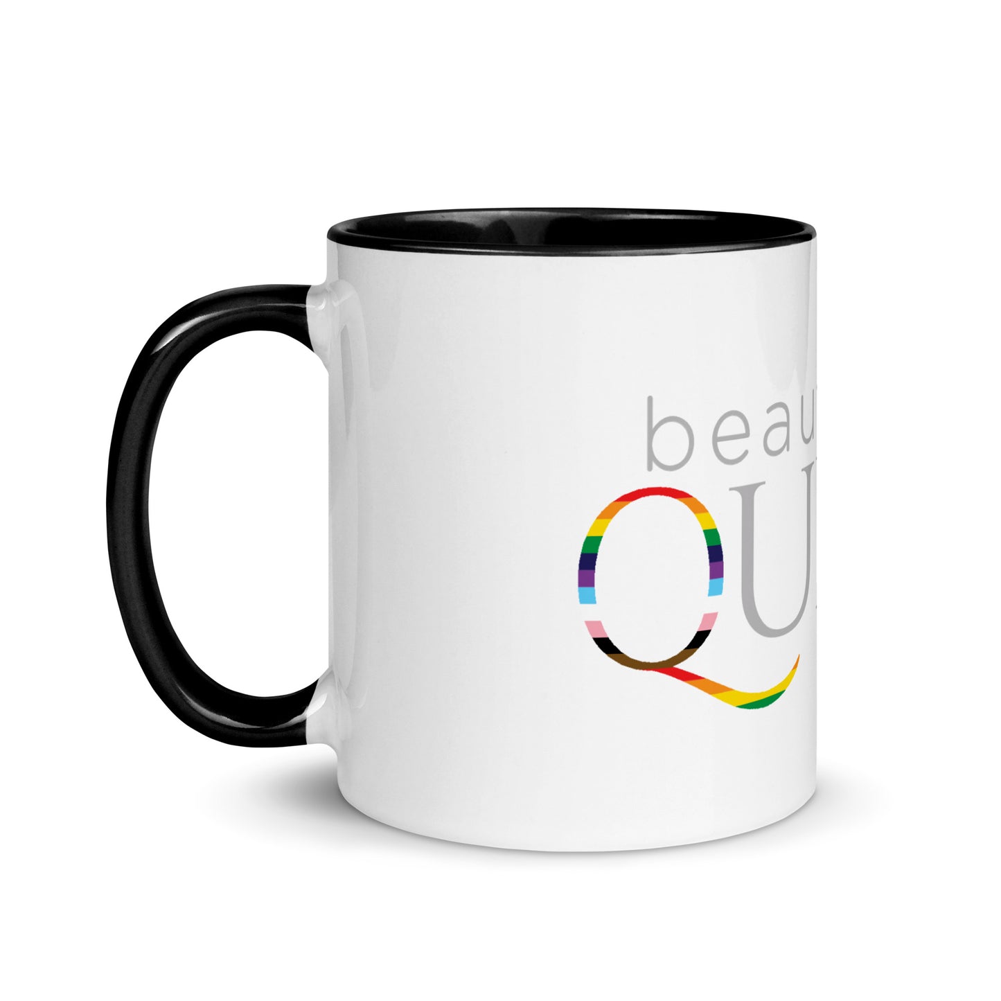 BEAUTIFULLY QUEER Mug with COLOR Inside(SEE ALL OPTIONS)