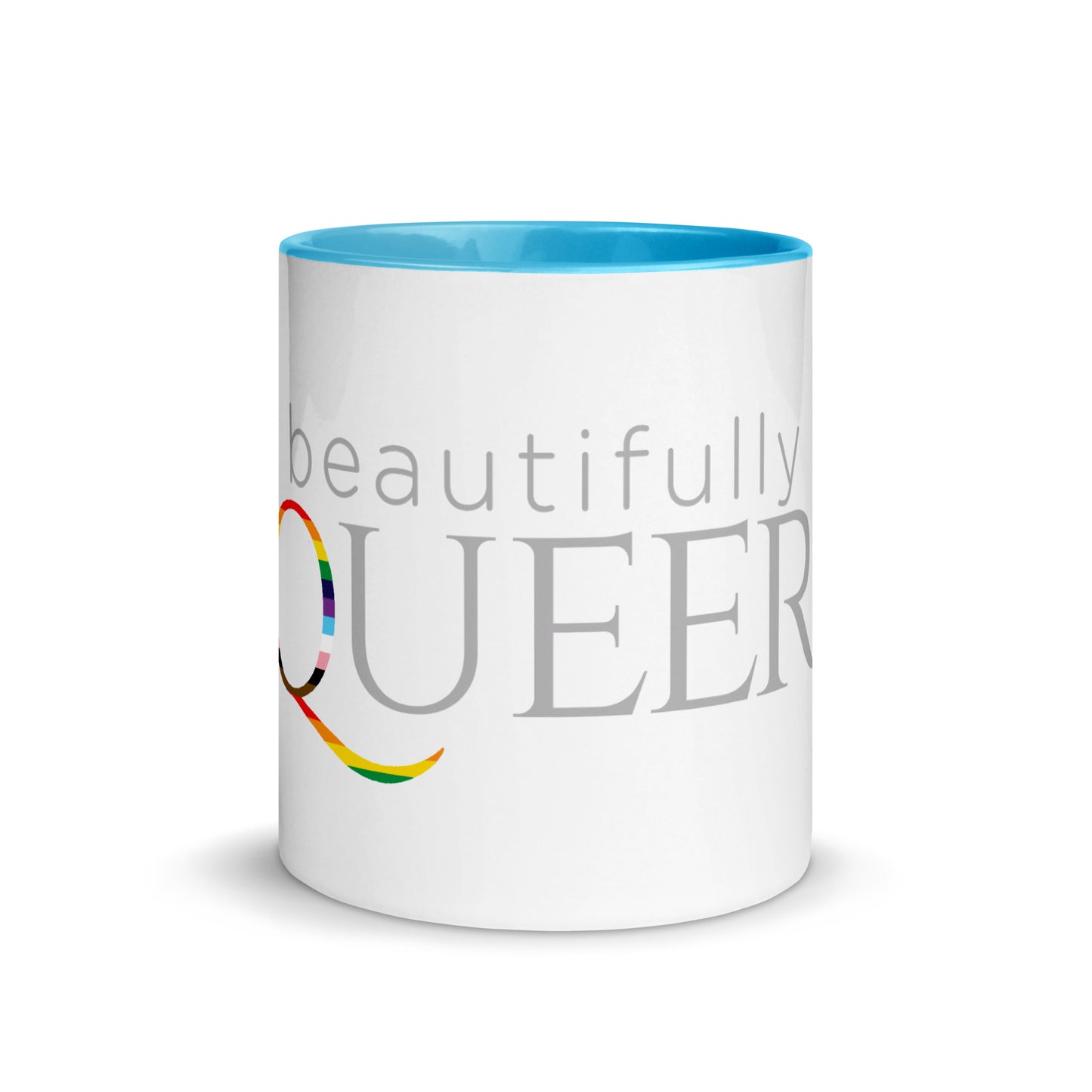 BEAUTIFULLY QUEER Mug with COLOR Inside(SEE ALL OPTIONS)