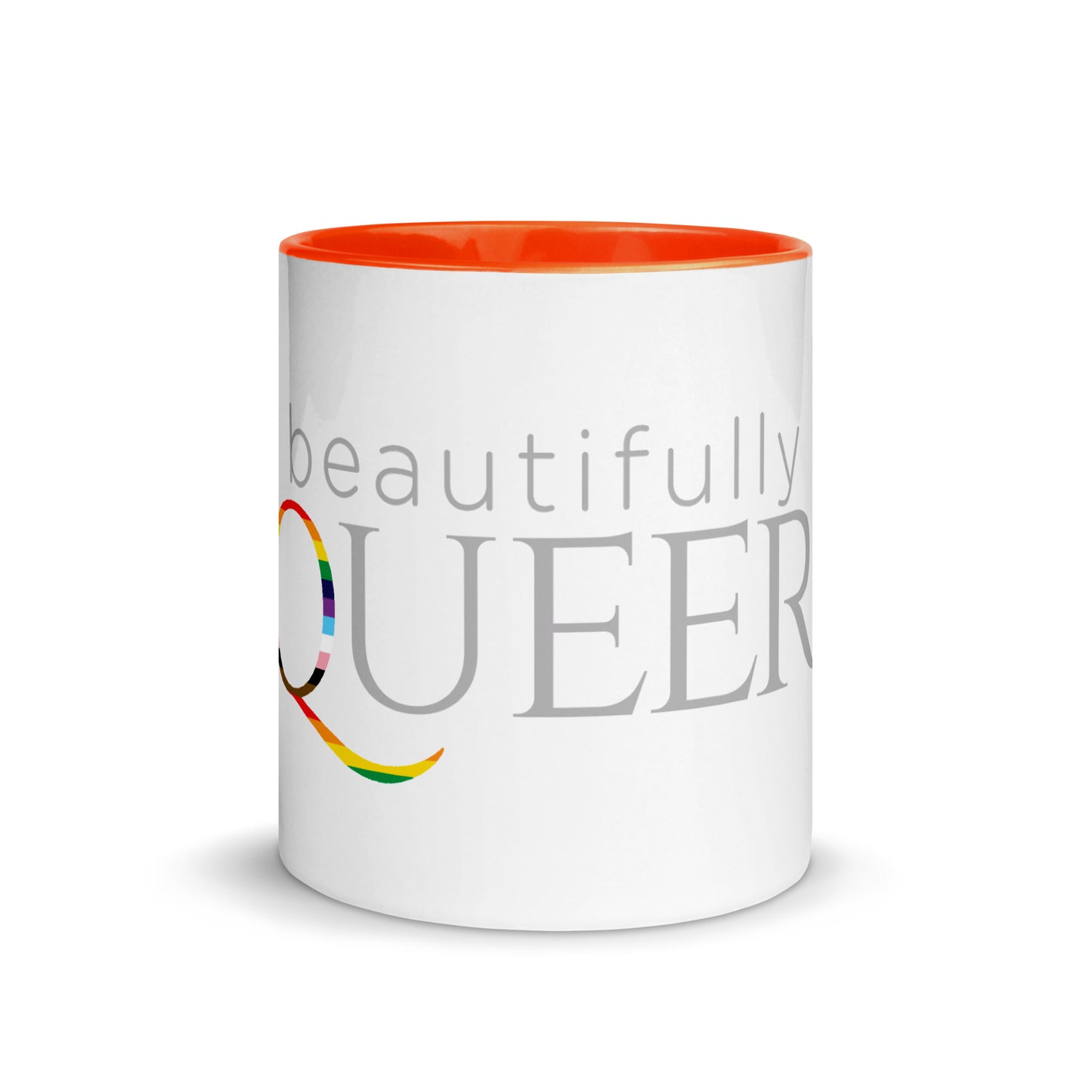 BEAUTIFULLY QUEER Mug with COLOR Inside(SEE ALL OPTIONS)