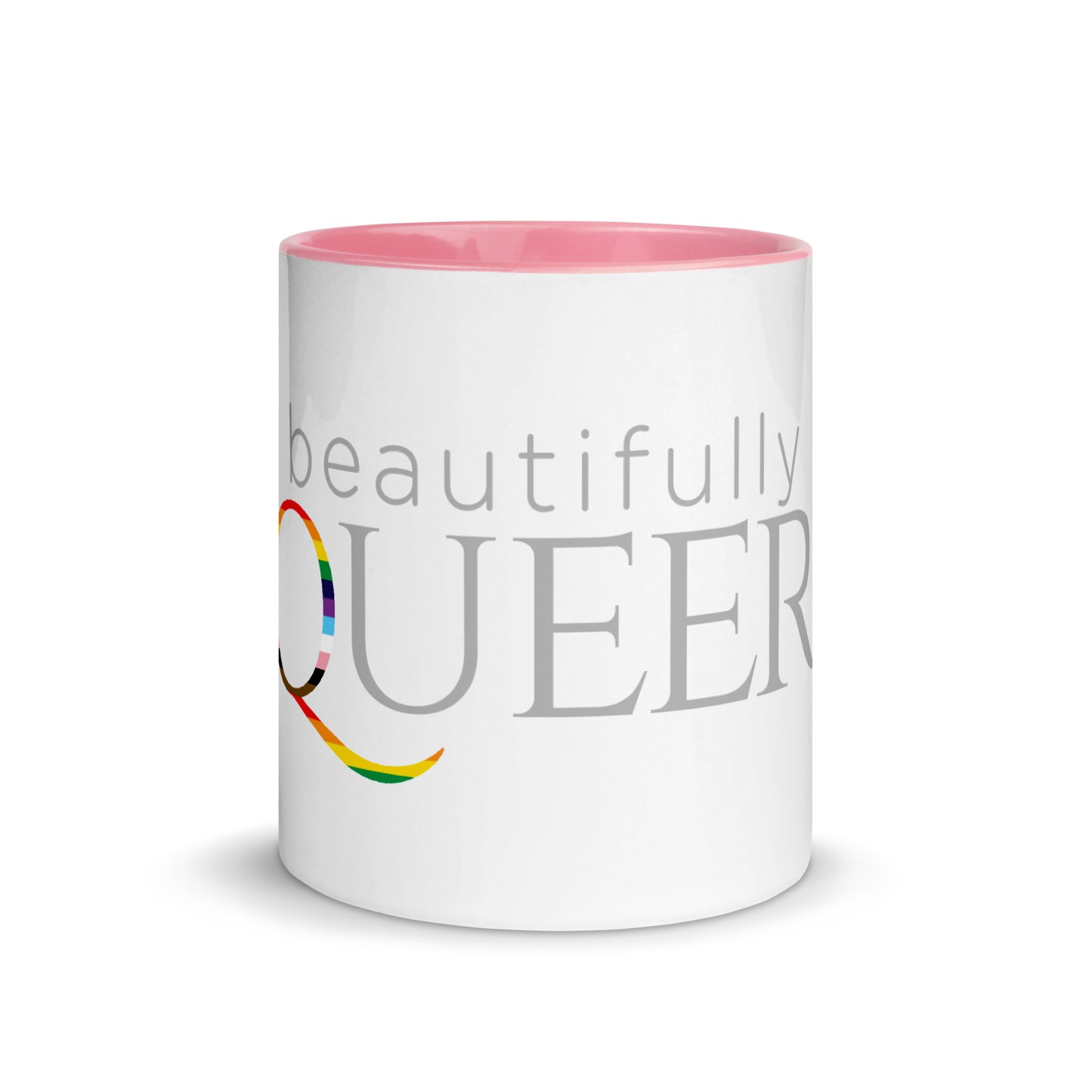 BEAUTIFULLY QUEER Mug with COLOR Inside(SEE ALL OPTIONS)