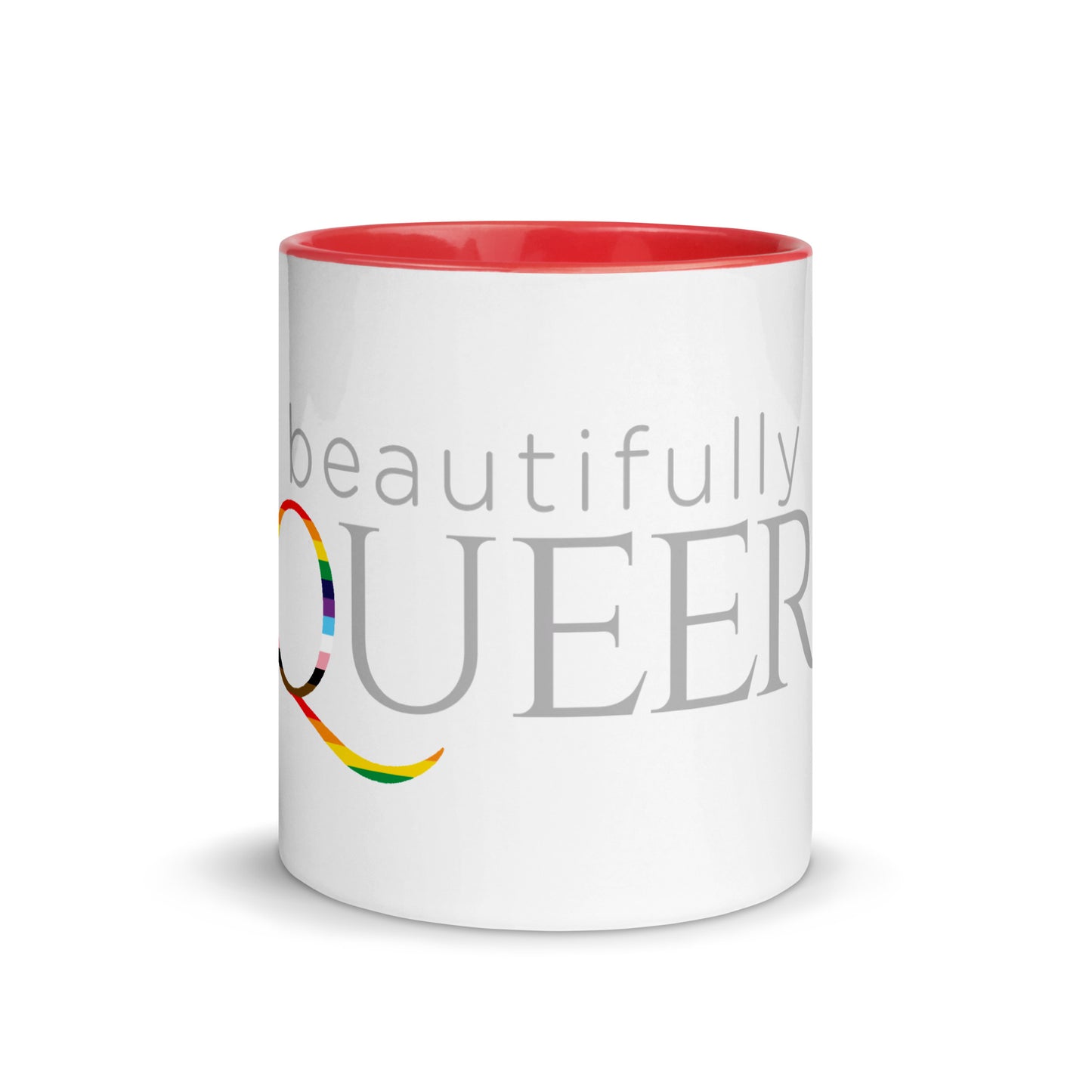 BEAUTIFULLY QUEER Mug with COLOR Inside(SEE ALL OPTIONS)