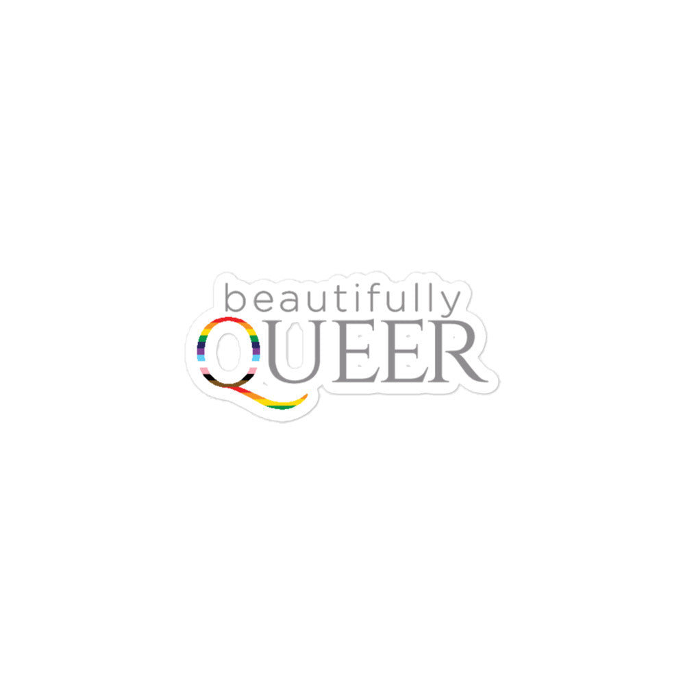 BEAUTIFULLY QUEER Bubble-free stickers