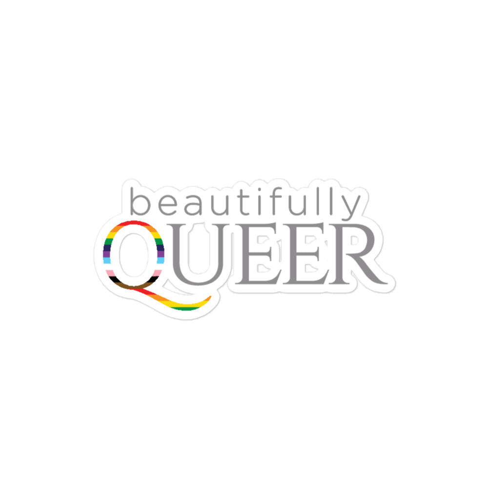 BEAUTIFULLY QUEER Bubble-free stickers