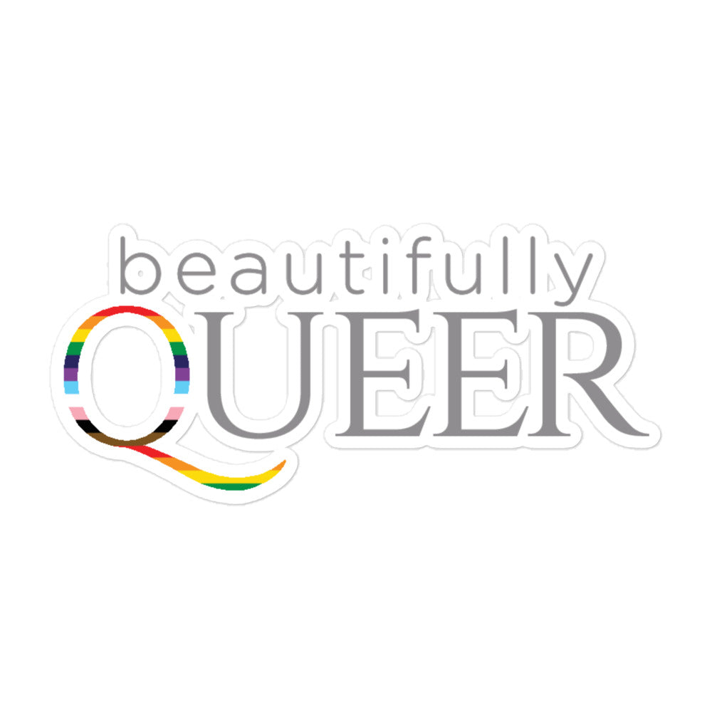 BEAUTIFULLY QUEER Bubble-free stickers